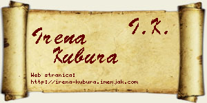 Irena Kubura vizit kartica